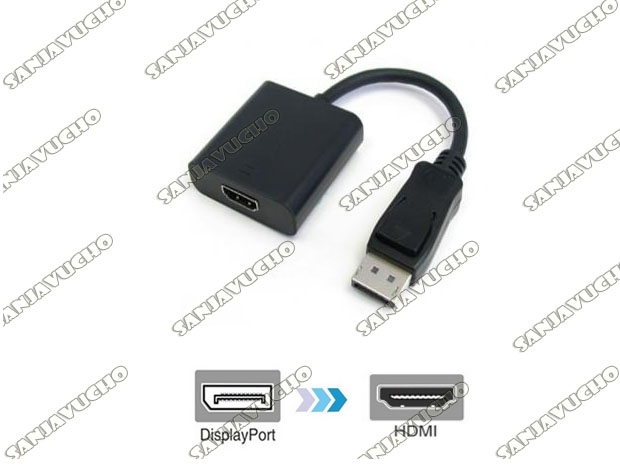 &+  CONVERTIDOR VIDEO CABLE DISPLAYPORT A HDMI (1232)